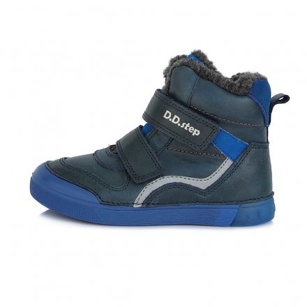 Chlapčenské zimné topánky zateplené s kožušinkou-Bermuda Blue