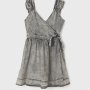 Dievčenské letné šaty z mäkkej rifloviny