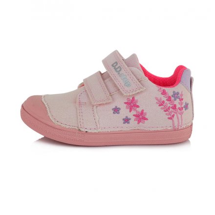Dievčenská plátená obuv-Pink