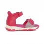Dievčenské kožené sandálky-Dark Pink