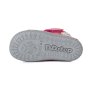 Dievčenské zimné  topánky BAREFOOT zateplené s kožušinkou-grey